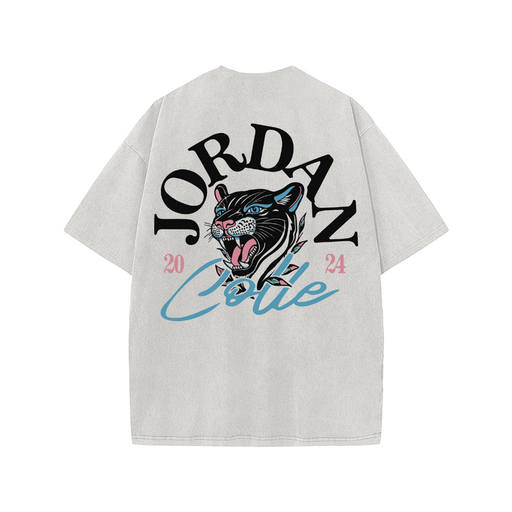 Jordan Colle Panther Tee - White